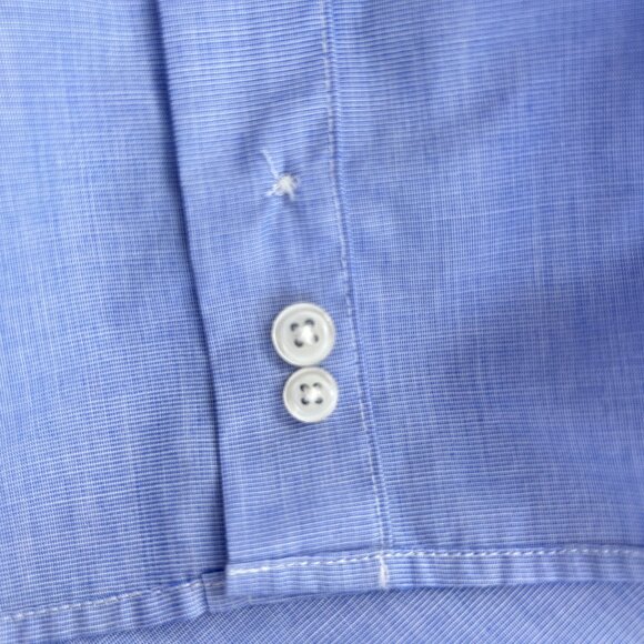 Lauren Ralph Lauren Preppy Blue Button-Up Shirt - Junior 18 / Women XS Small - Picture 11 of 11